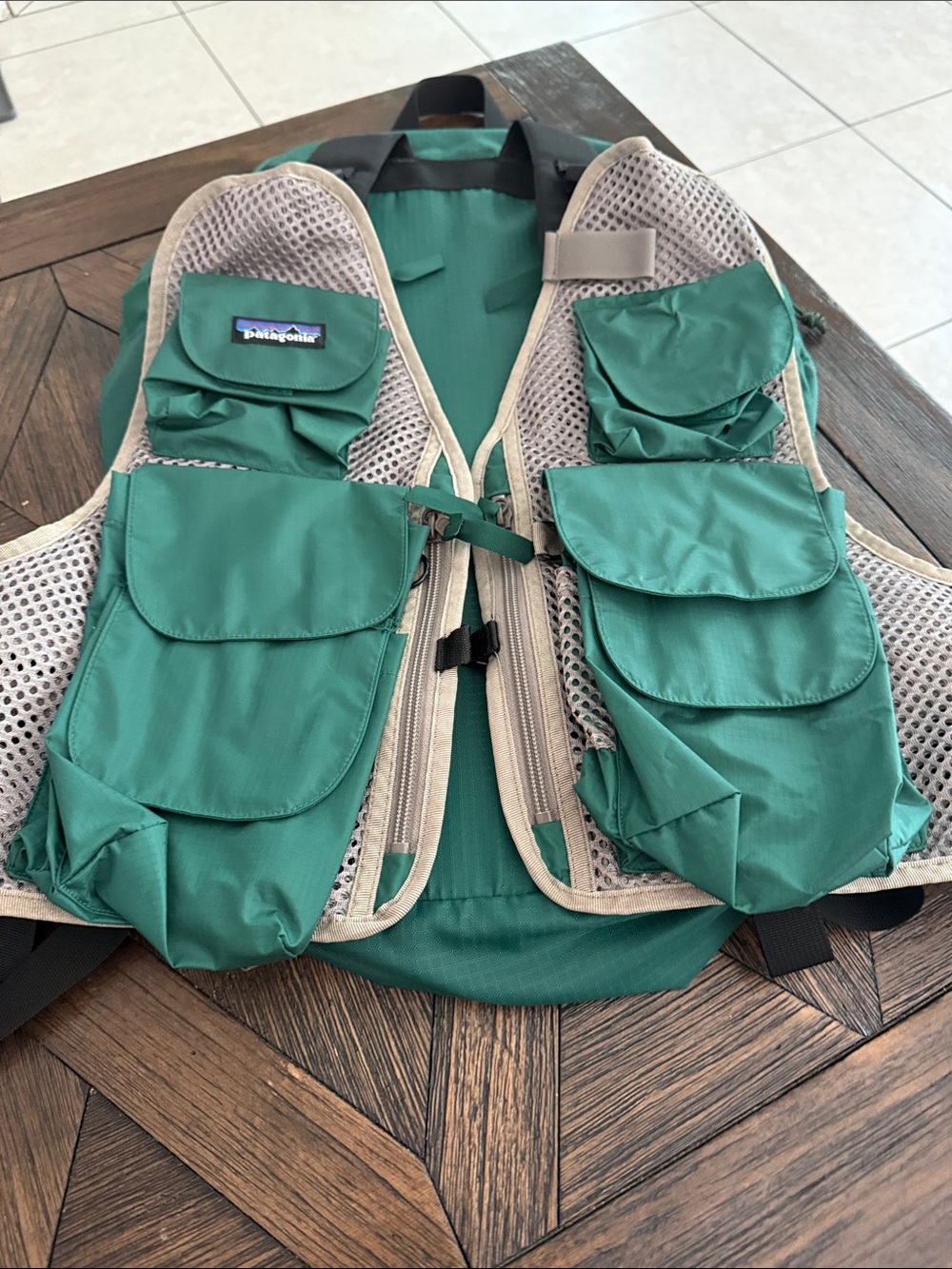 Vintage Patagonia H2F Pack Vest Fishing Vest Backpack Hybrid Pack Combo Green